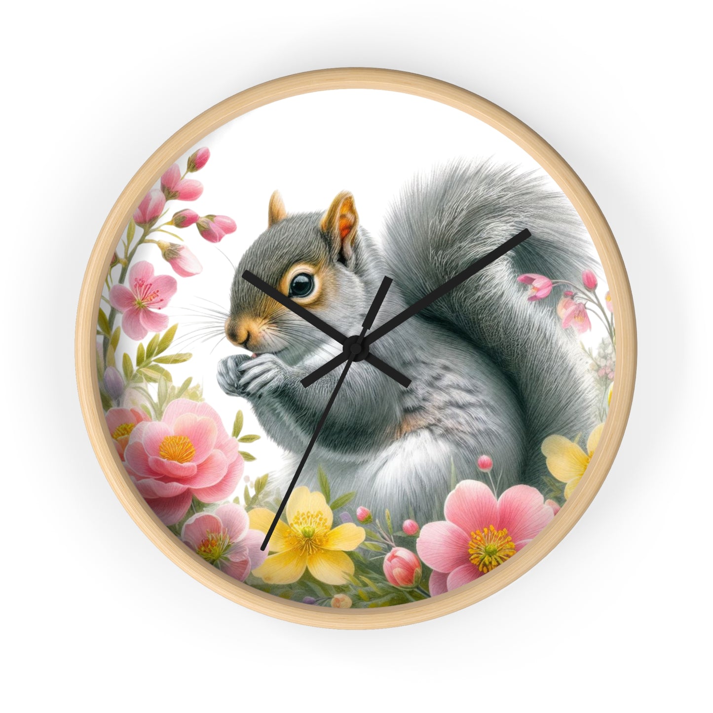Squirrel Wall Clock | Wall Art and Giftware by Hope Valley Home - Hope Valley Home