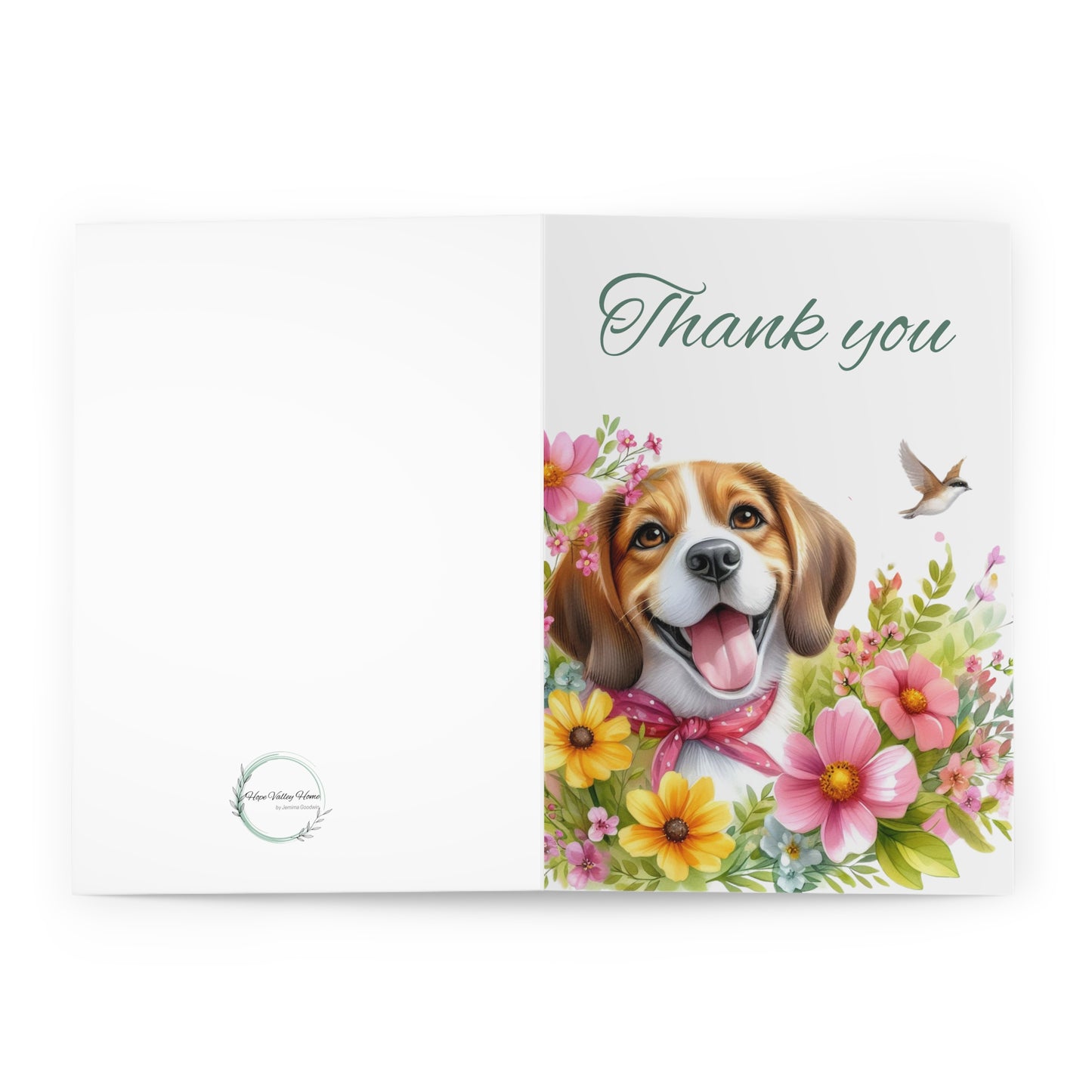 Beagle Thank You Cards - Set of 5 - Hope Valley Home