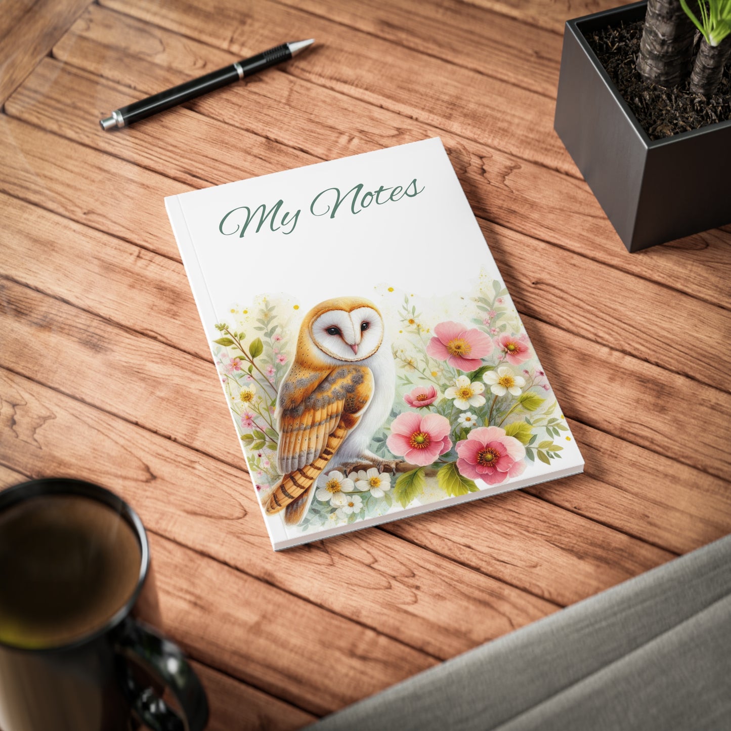 Barn Owl Softback Notebook | Stationery by Hope Valley Home - Hope Valley Home