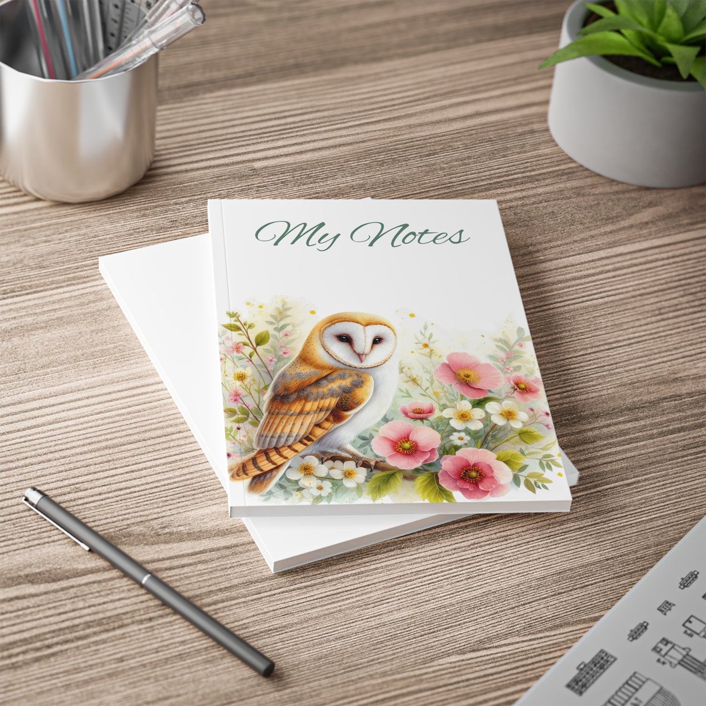 Barn Owl Softback Notebook | Stationery by Hope Valley Home - Hope Valley Home