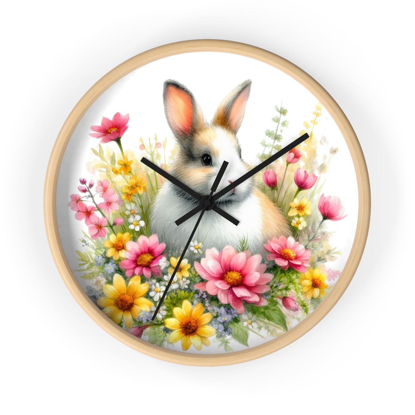 Rabbit Wall Clock | Wall Art and Giftware by Hope Valley Home - Hope Valley Home