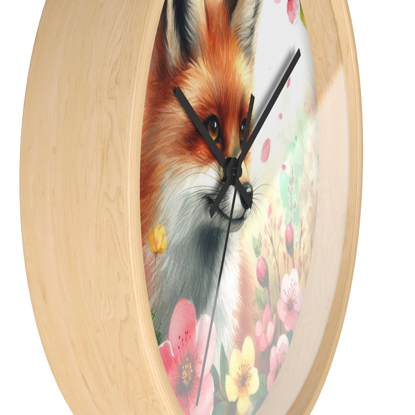 Fox Wall Clock | Wall Art and Giftware by Hope Valley Home - Hope Valley Home