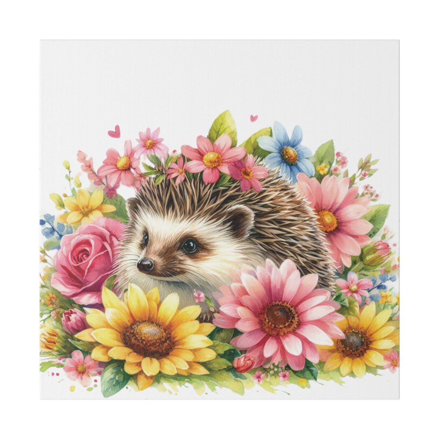 Hedgehog Canvas - Hope Valley Home