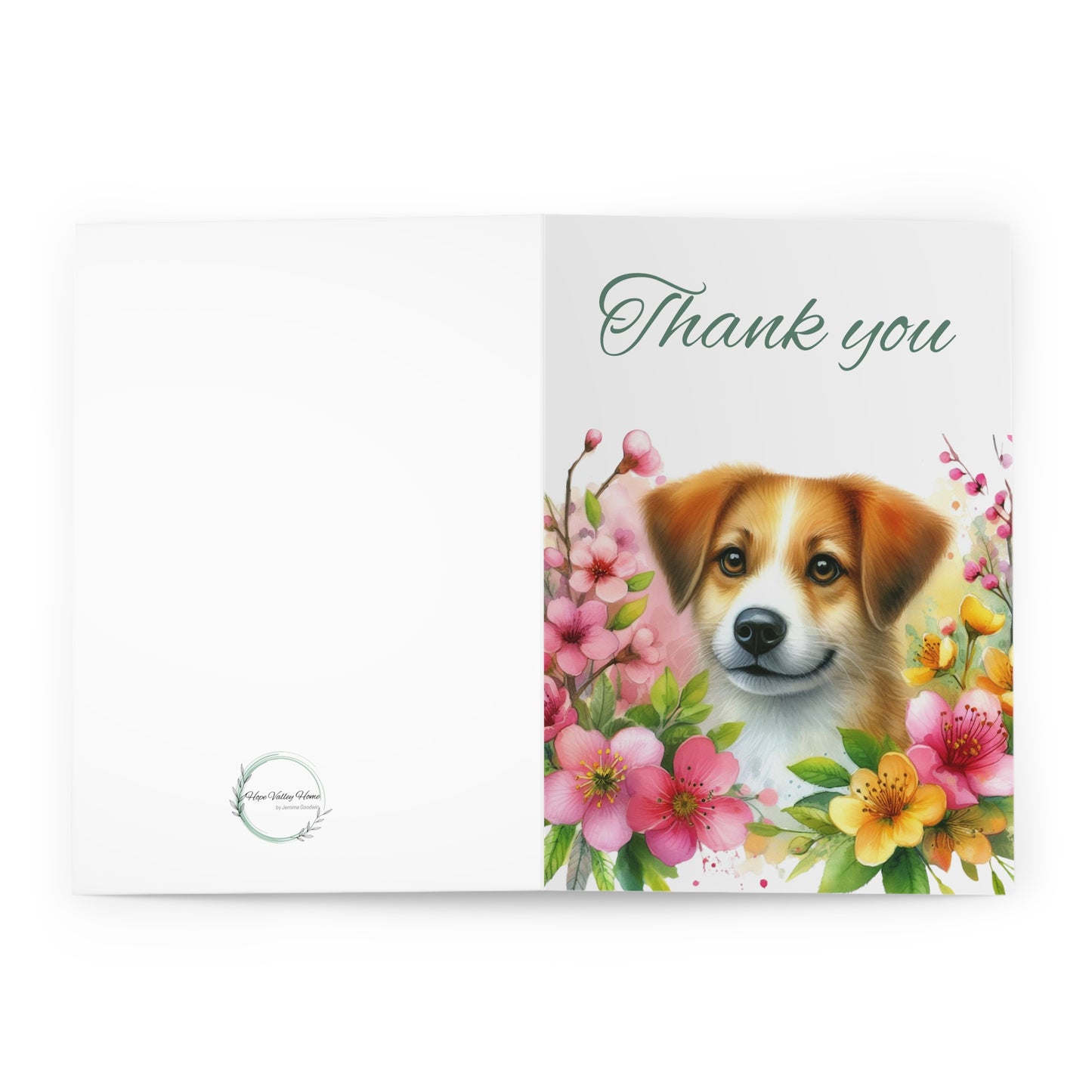 Crossbreed Puppy Thank You Cards - Set of 5 - Hope Valley Home
