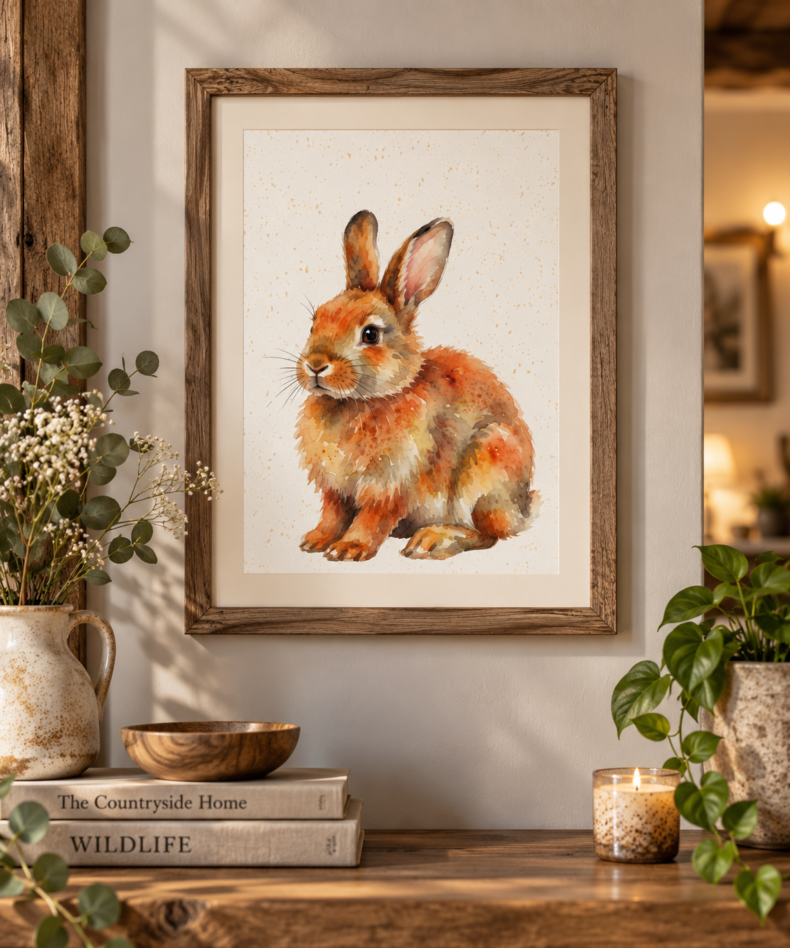 Rabbit Digital Print