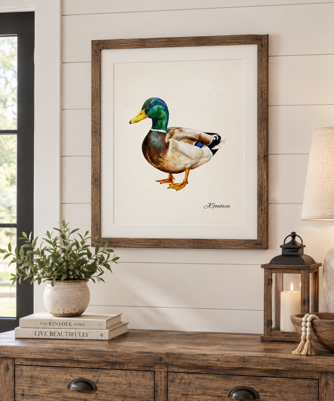 "Xavier the Mallard Duck" Digital Print