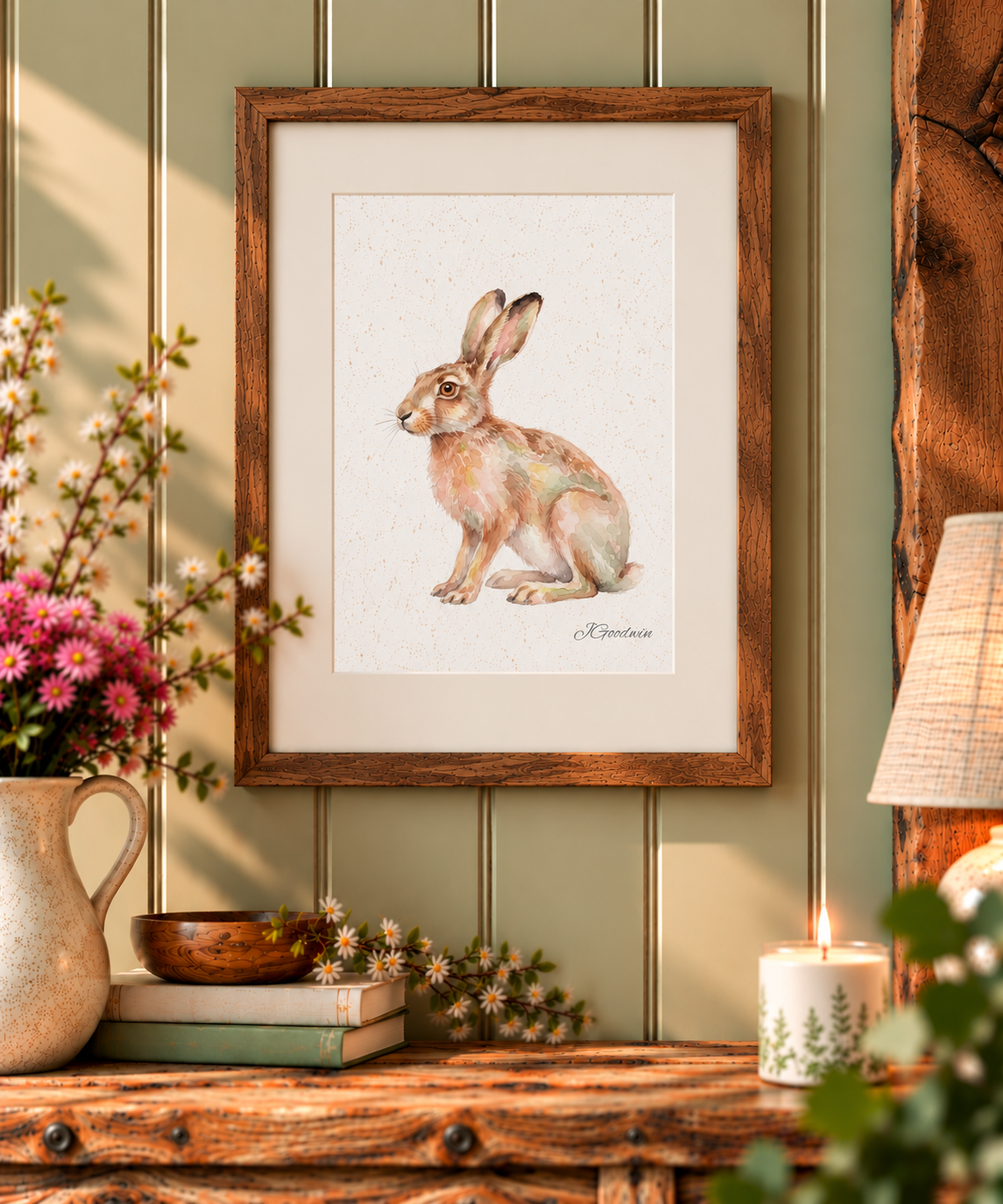Hare Digital Print
