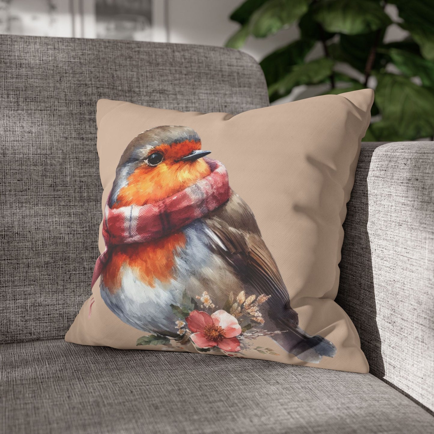 Robin Cushion Cover