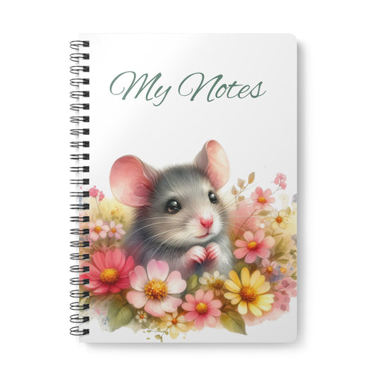 Mouse Wirobound Notebook | Stationery by Hope Valley Home
