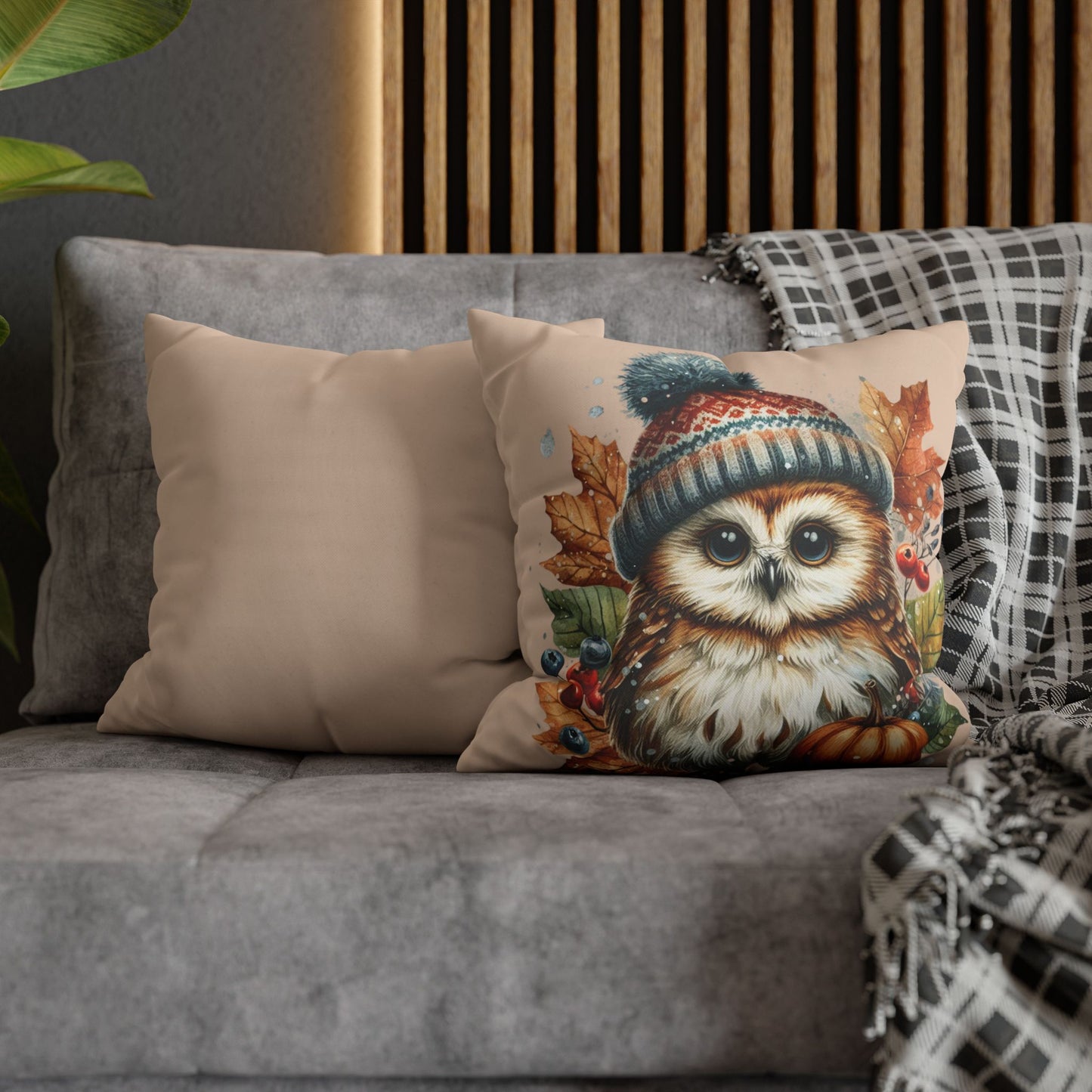 Owl Cushion Cover