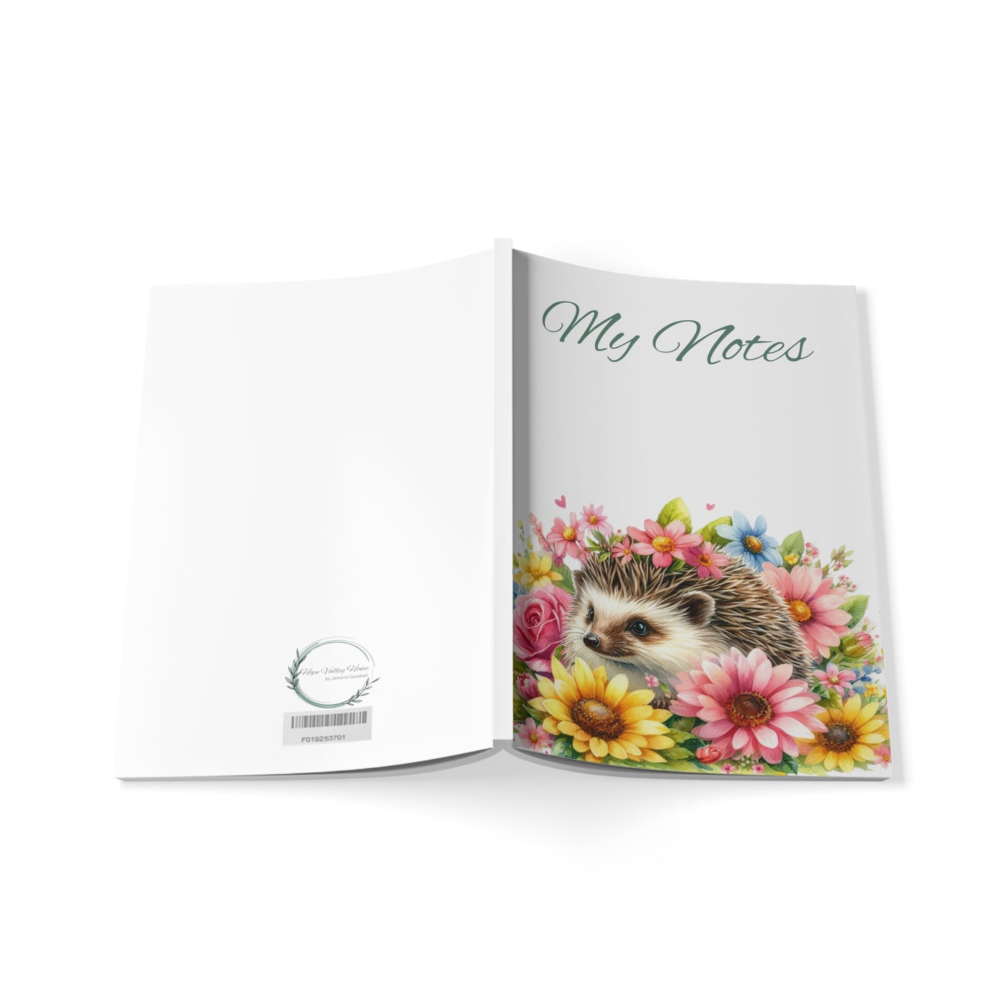 Hedgehog Softback Notebook | Stationery by Hope Valley Home