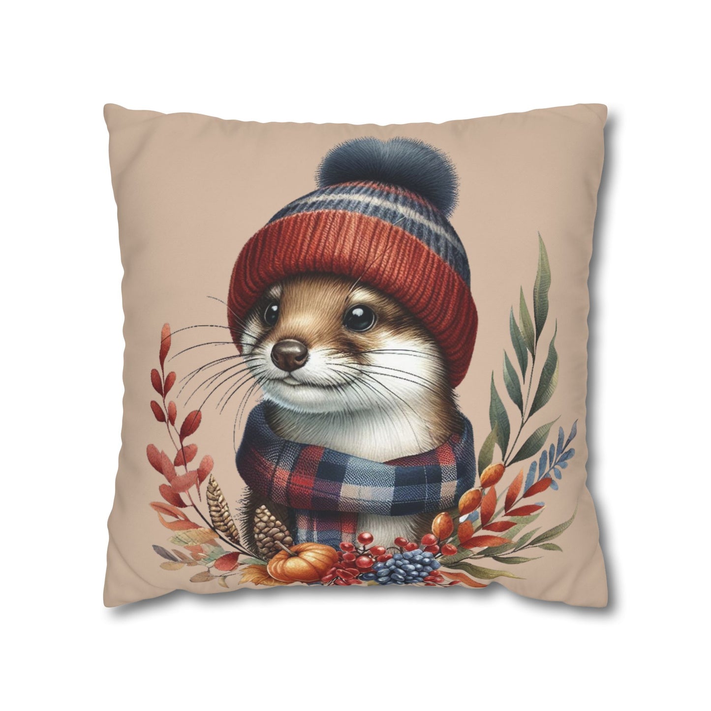 Stoat Cushion Cover