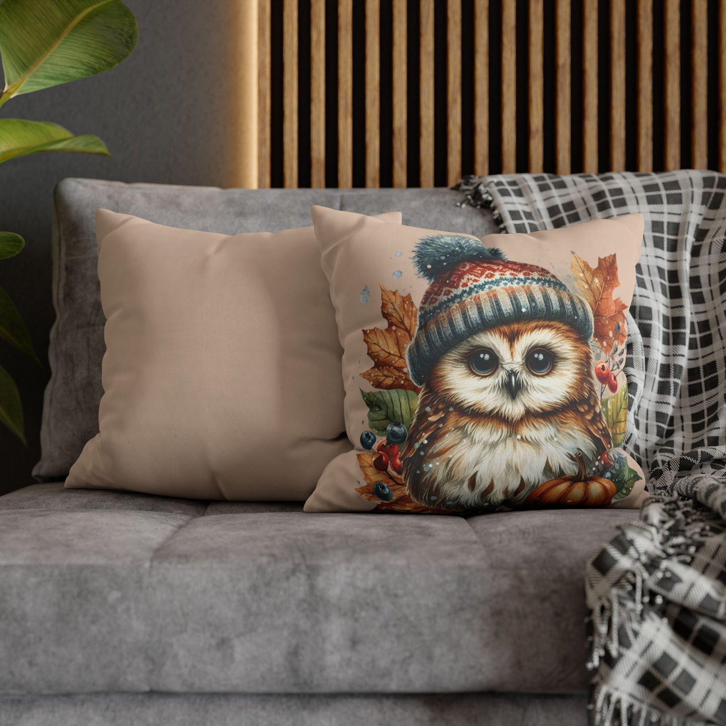 Owl Cushion Cover