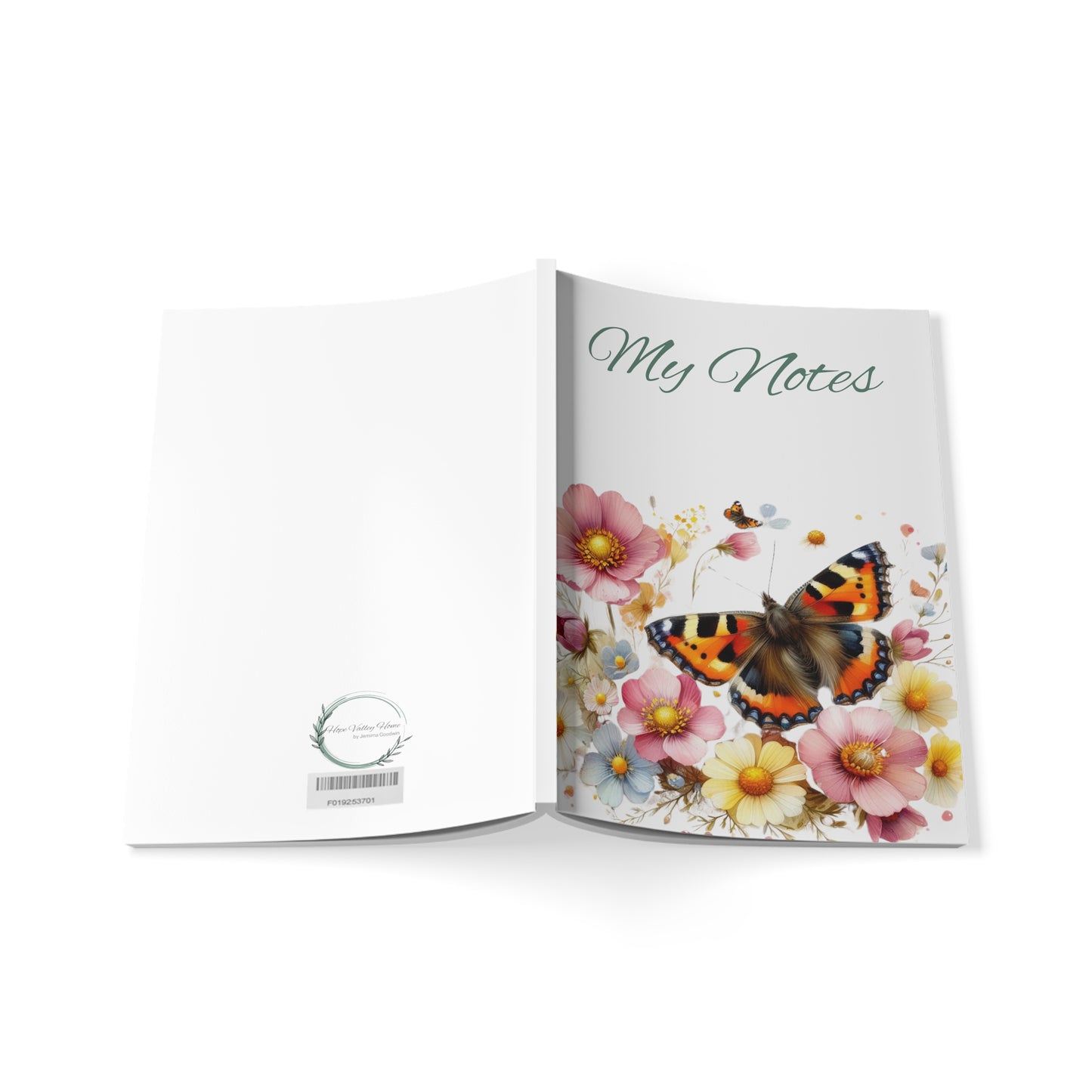 Butterfly Softback Notebook | Stationery by Hope Valley Home