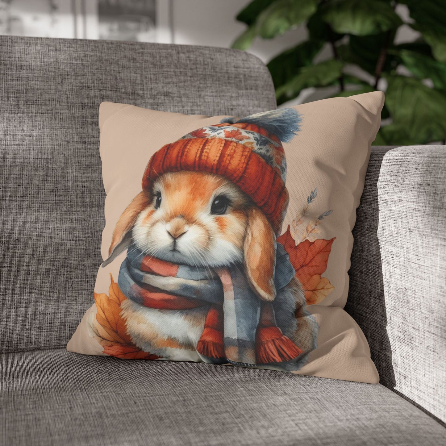 Rabbit Cushion Cover