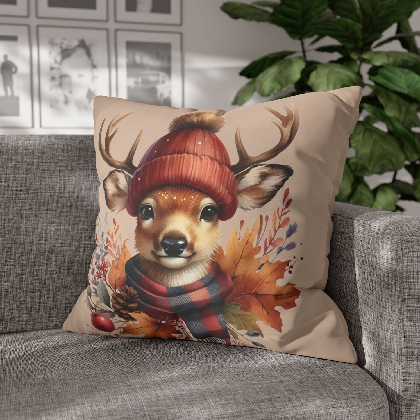 Deer Cushion Cover