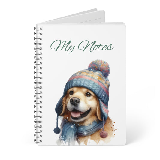 Dog Wirobound Notebook