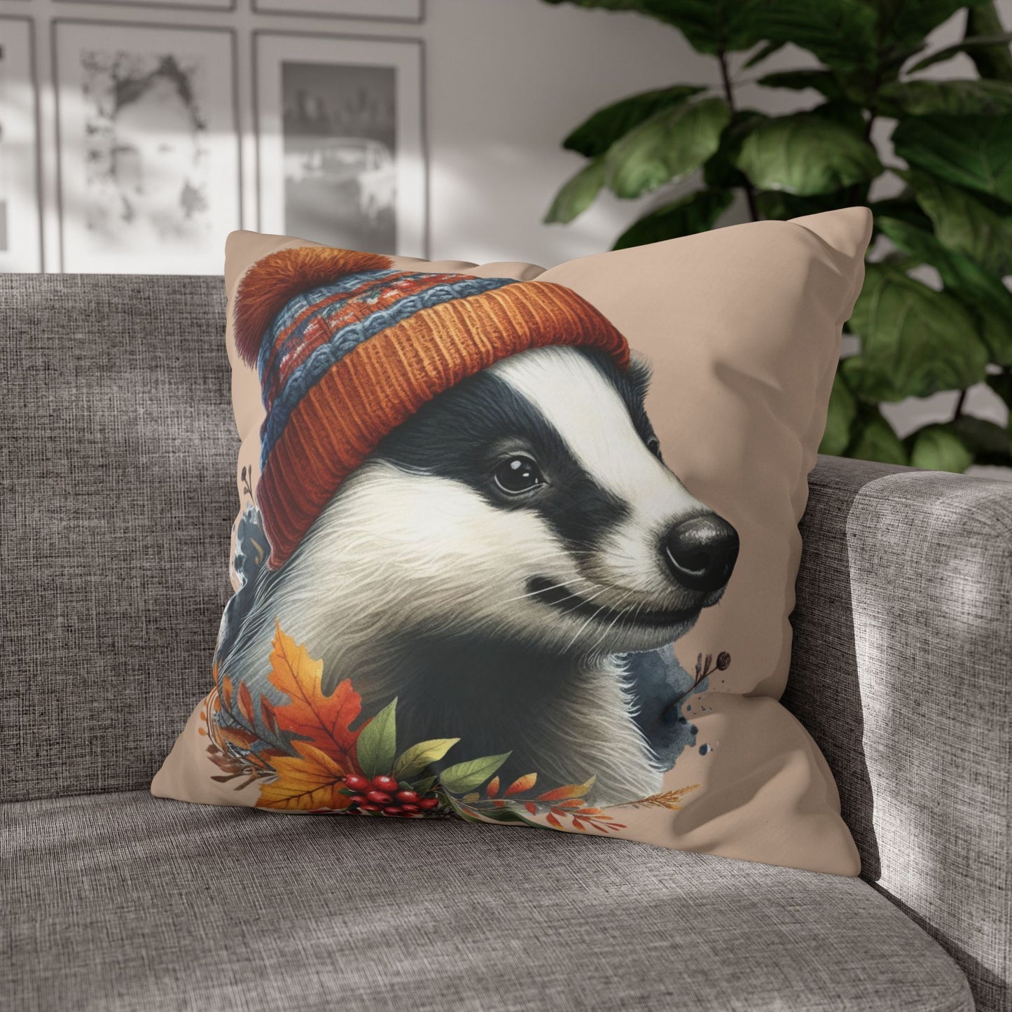 Badger Cushion Cover