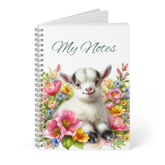 Goat Kid Wirobound Notebook | Stationery by Hope Valley Home
