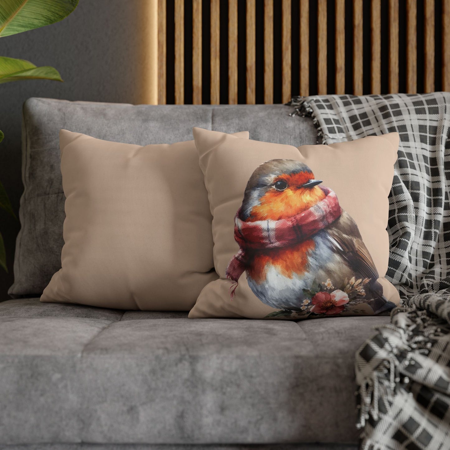 Robin Cushion Cover