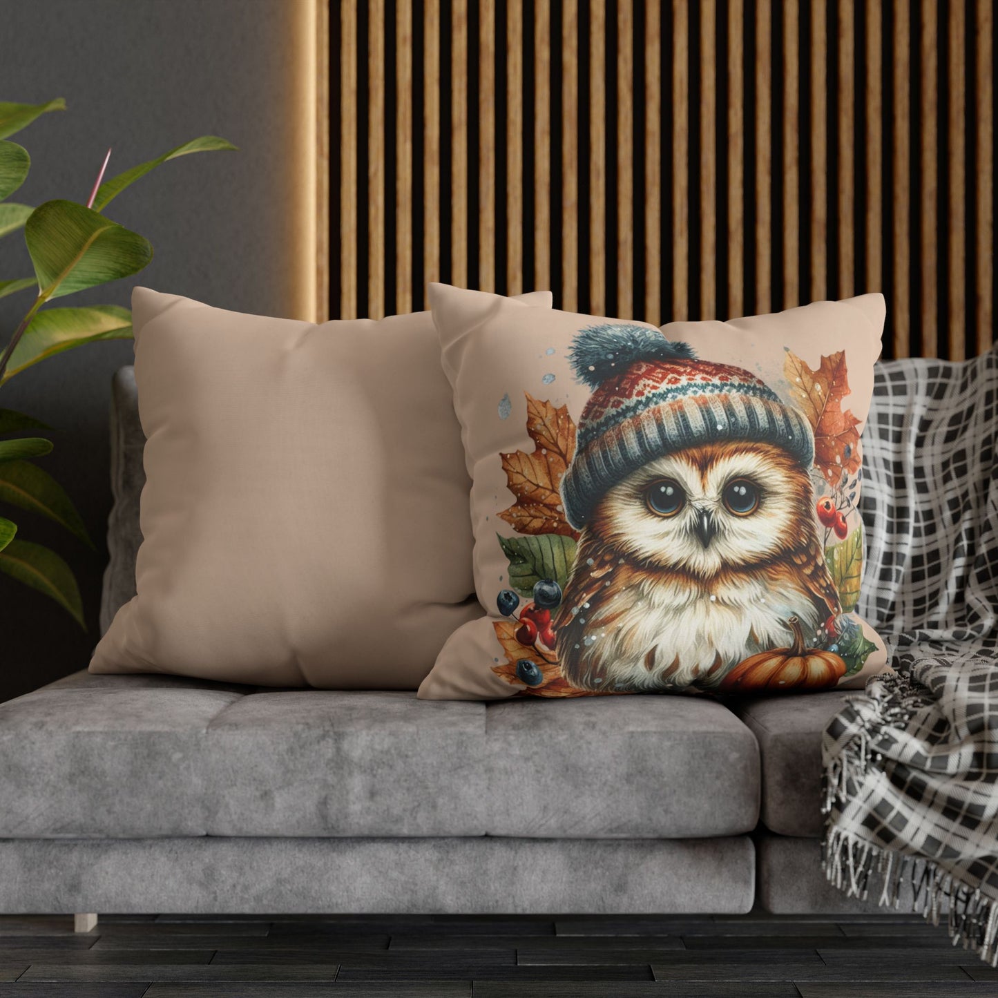 Owl Cushion Cover