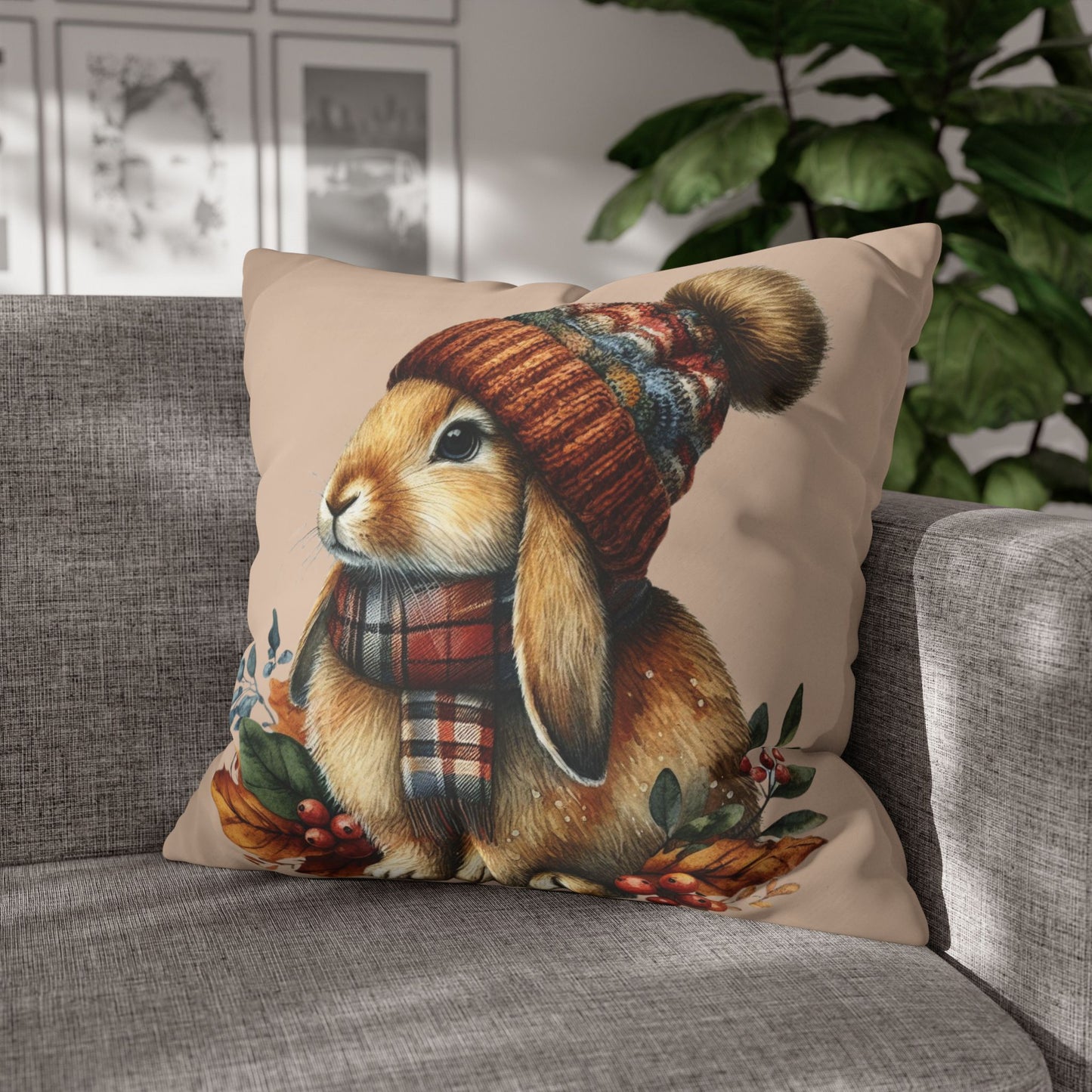 Hare Cushion Cover