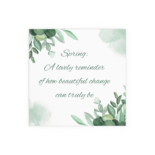 Spring Quote Poster
