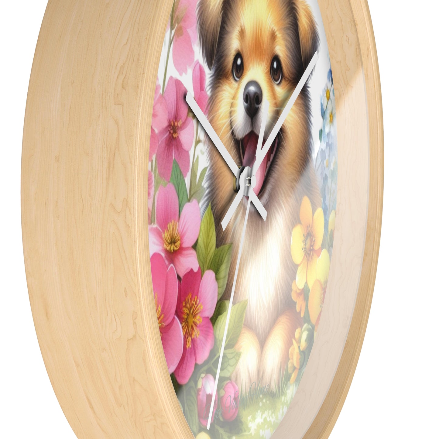 Pomeranian Wall Clock | Wall Art and Giftware by Hope Valley Home
