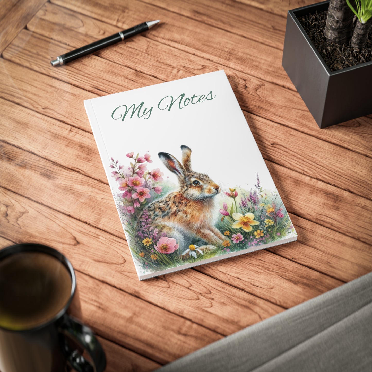 Hare Softback Notebook | Stationery by Hope Valley Home
