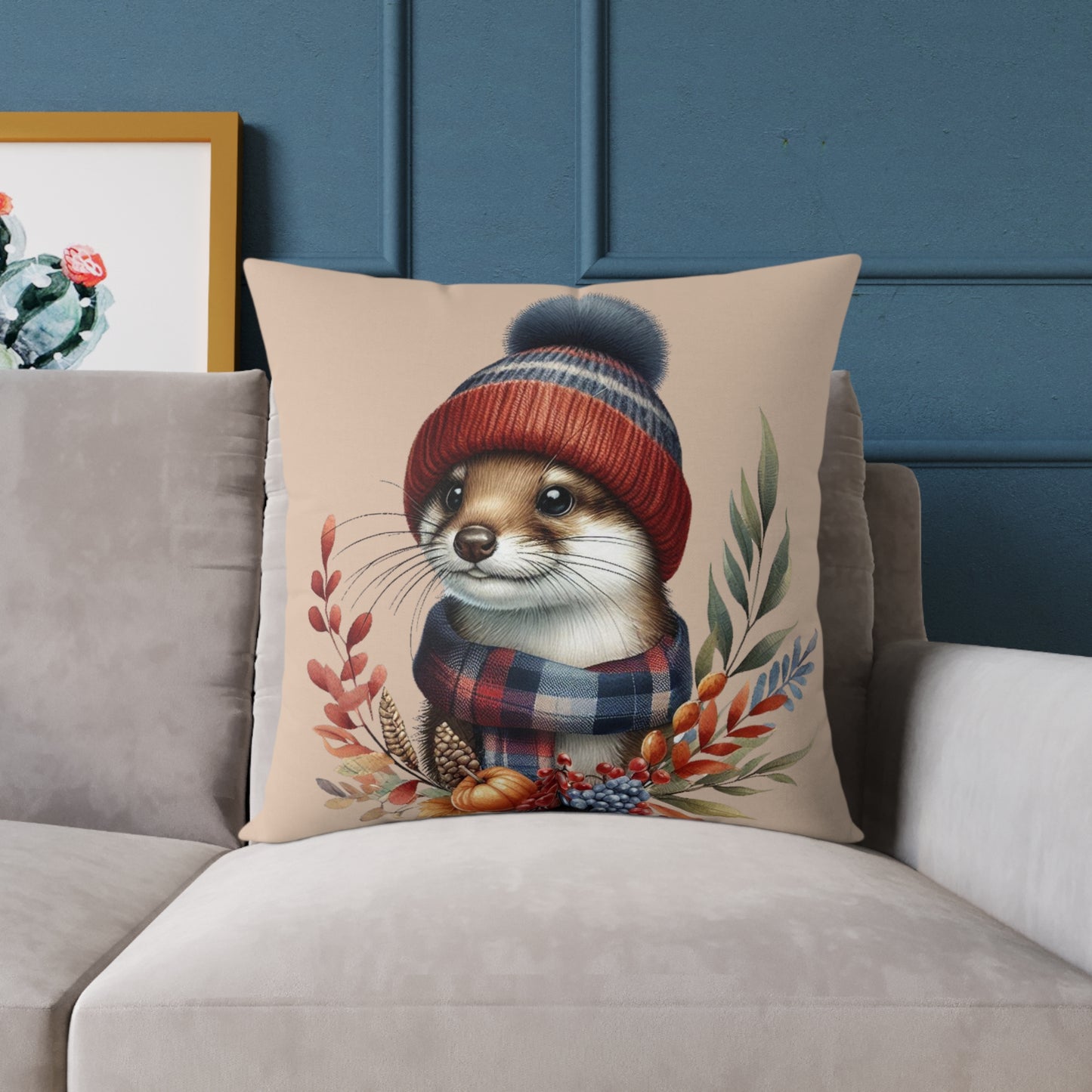 Stoat Cushion