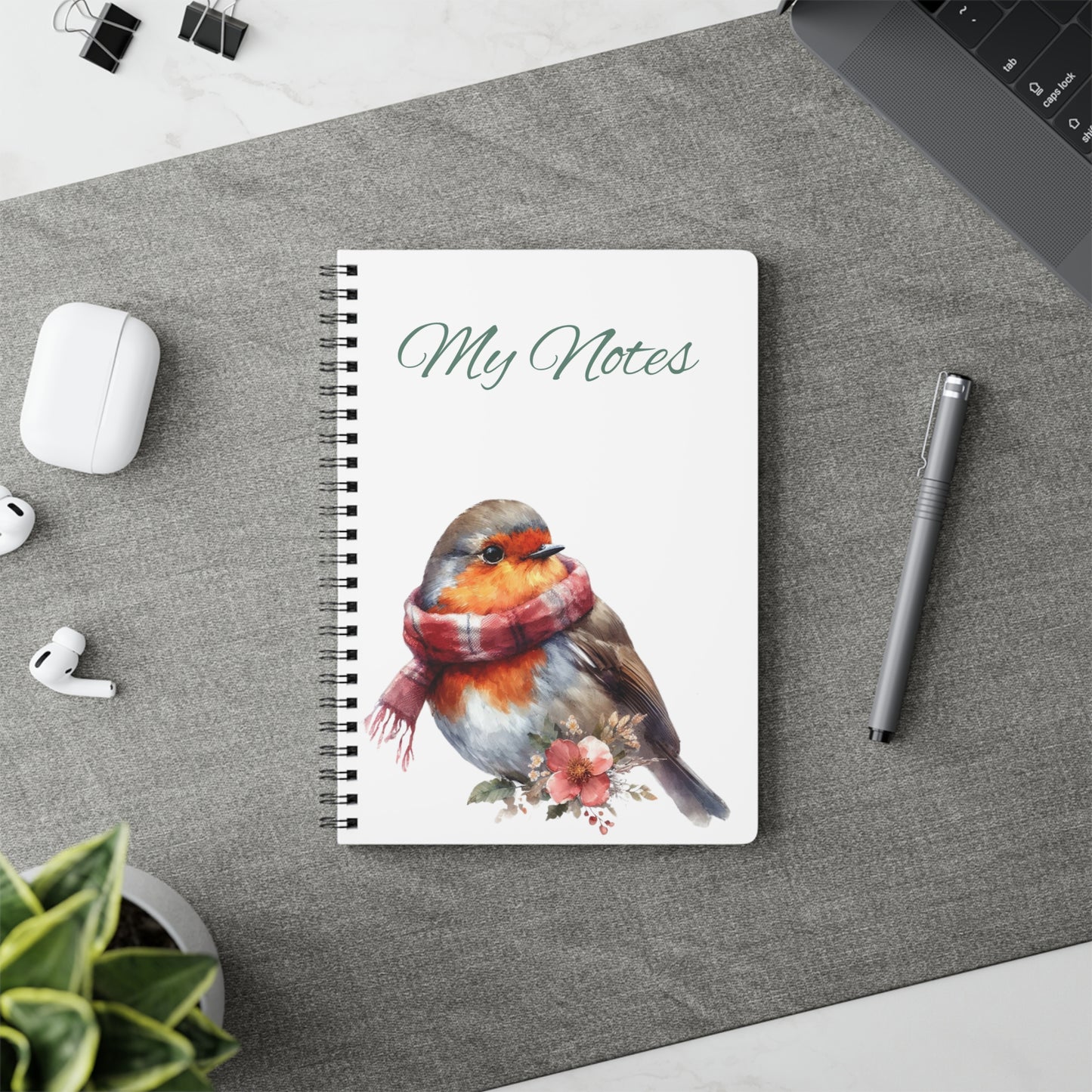 Robin Wirobound Notebook