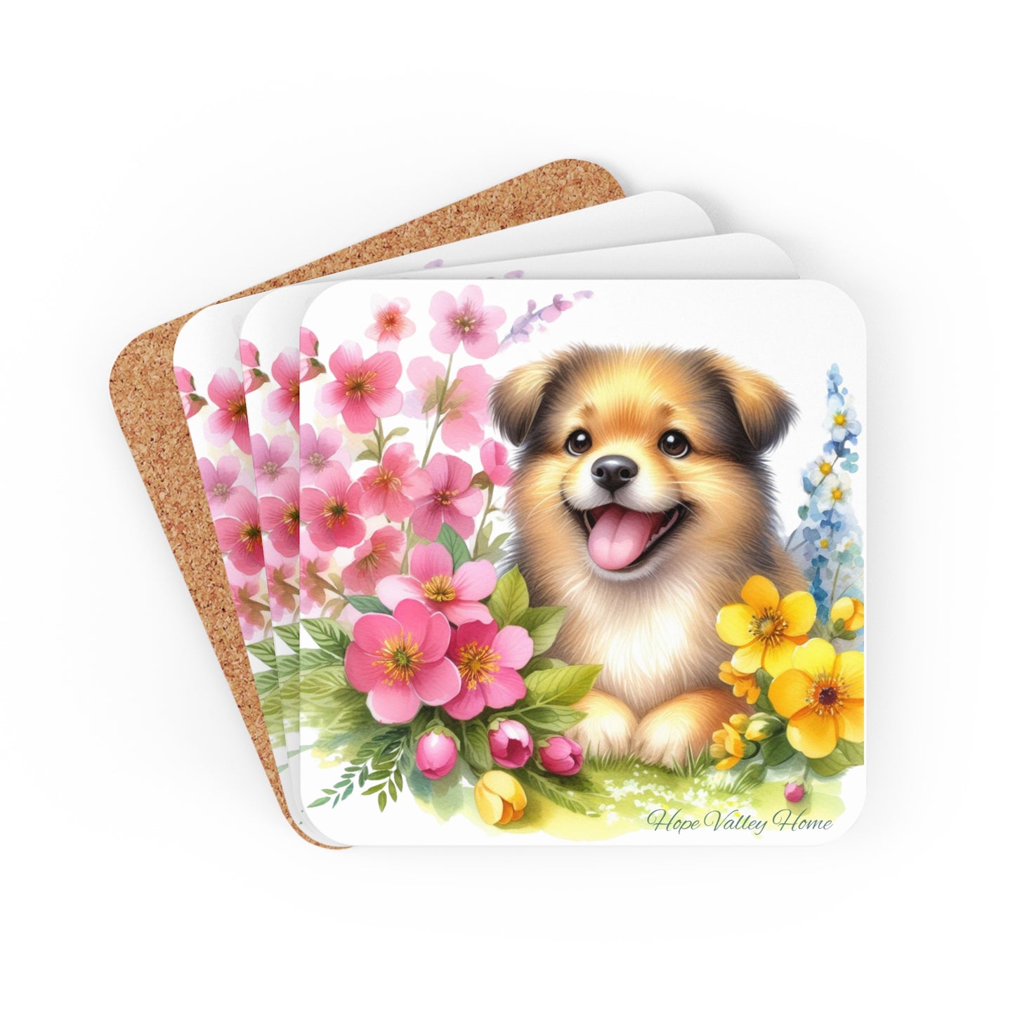 Pomeranian Coaster Set