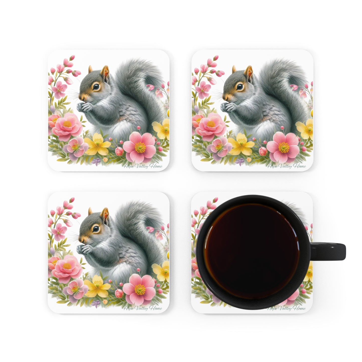 Squirrel Coaster Set