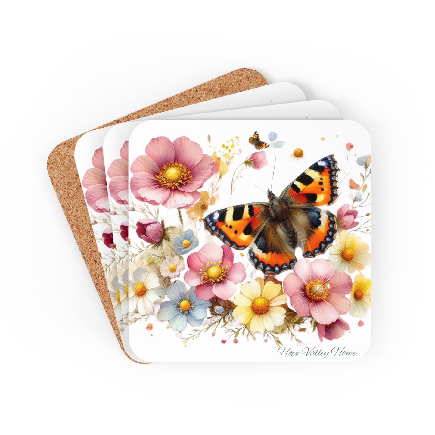 Butterfly Coaster Set