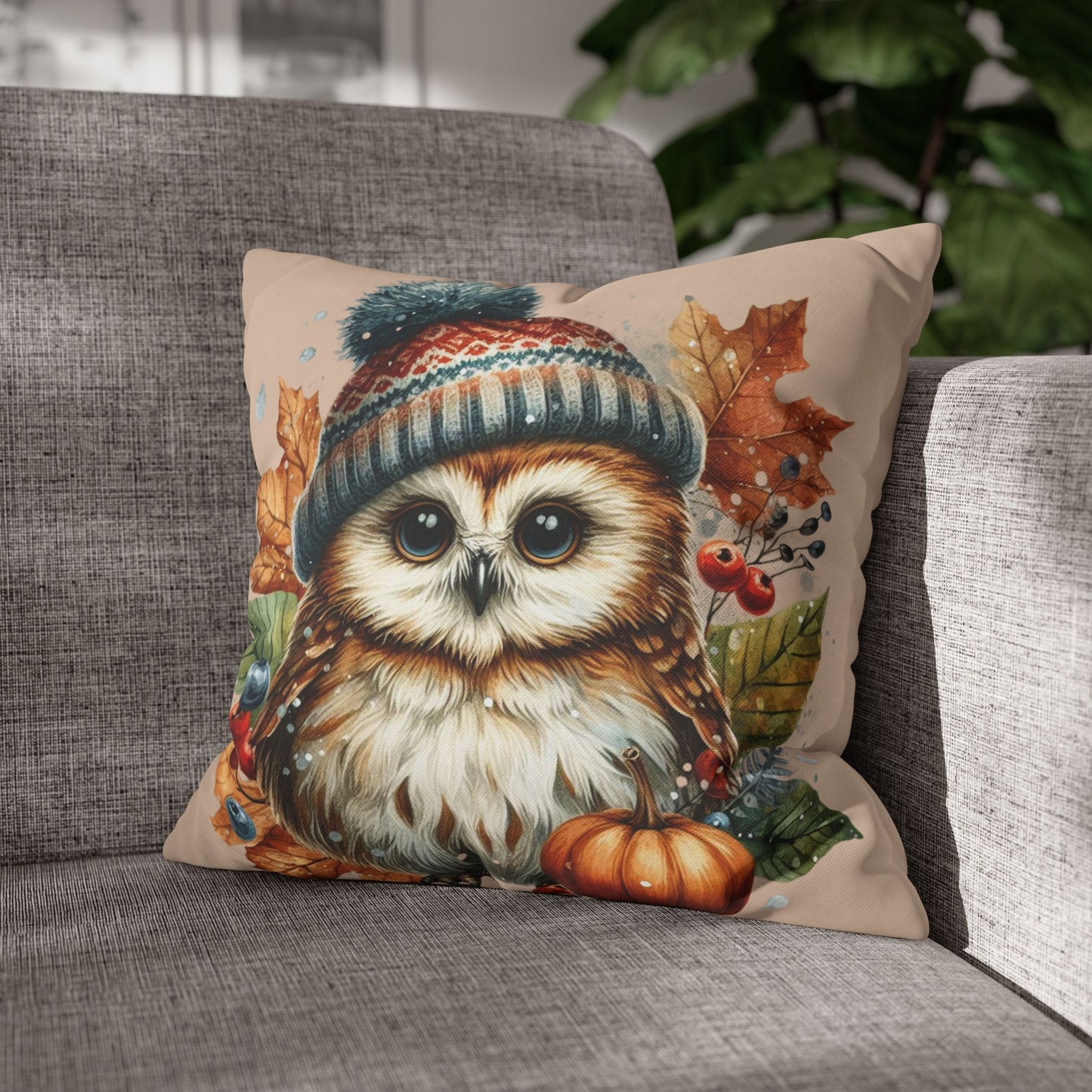 Owl Cushion Cover