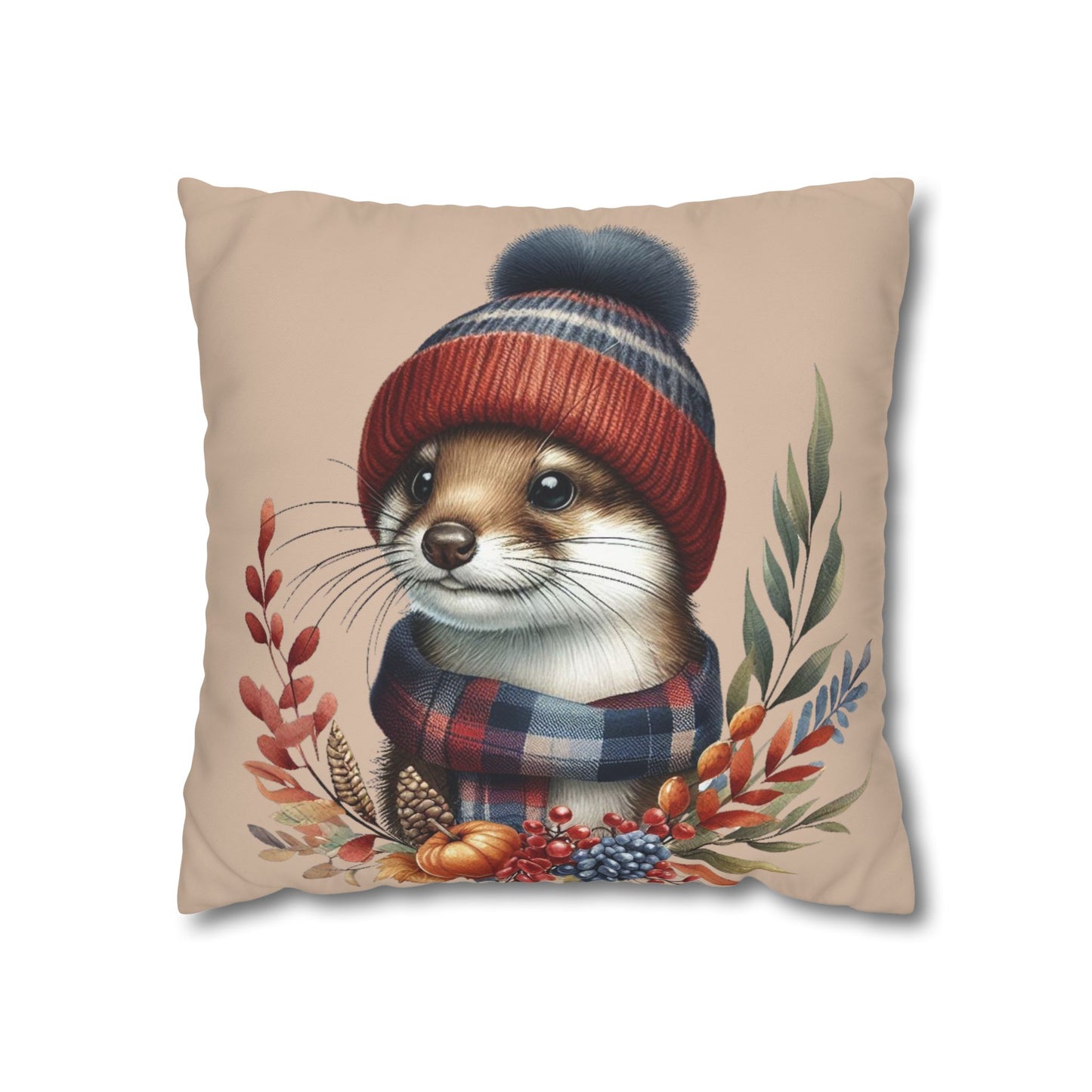 Stoat Cushion Cover