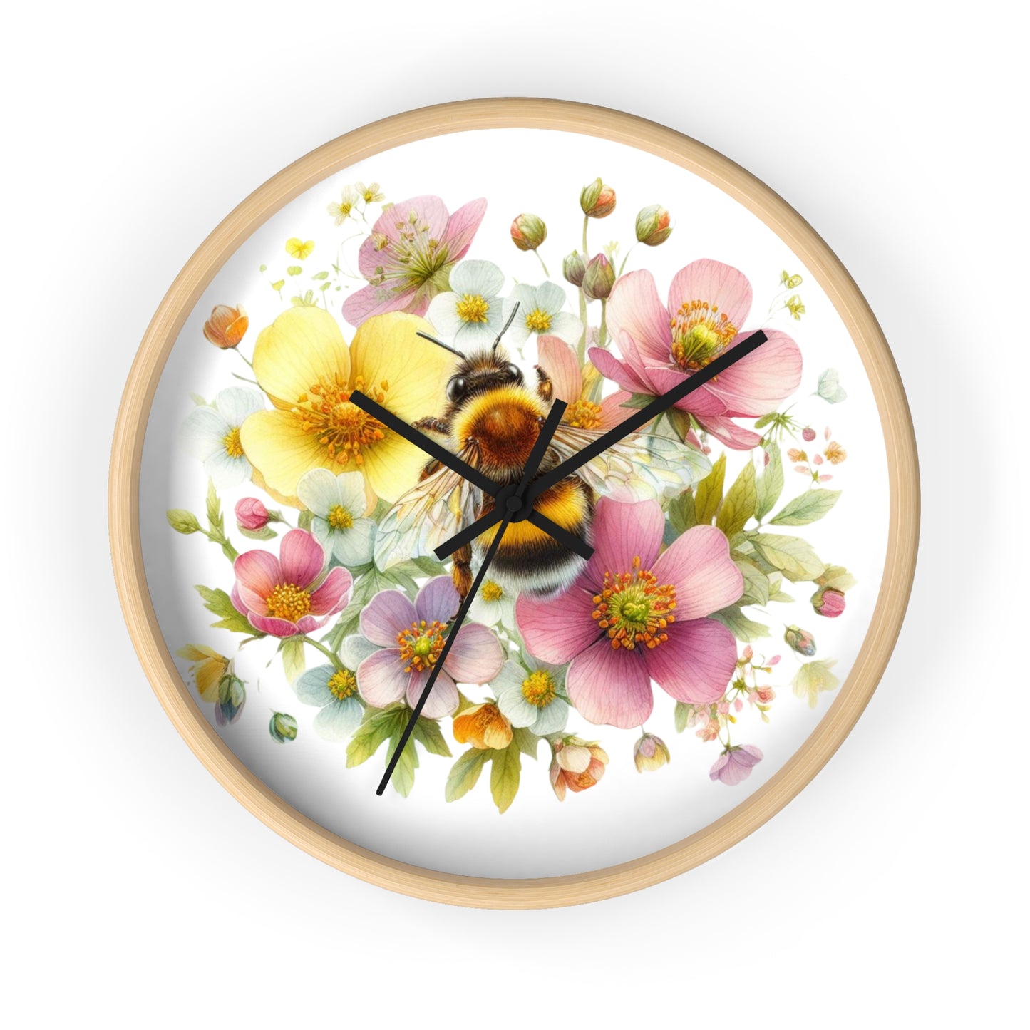 Bee Wall Clock | Wall Art and Giftware by Hope Valley Home - Hope Valley Home