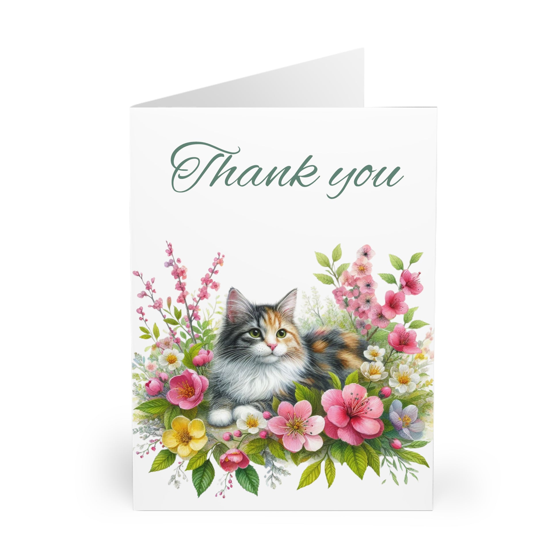 Cat Thank You Cards - Set of 5 - Hope Valley Home