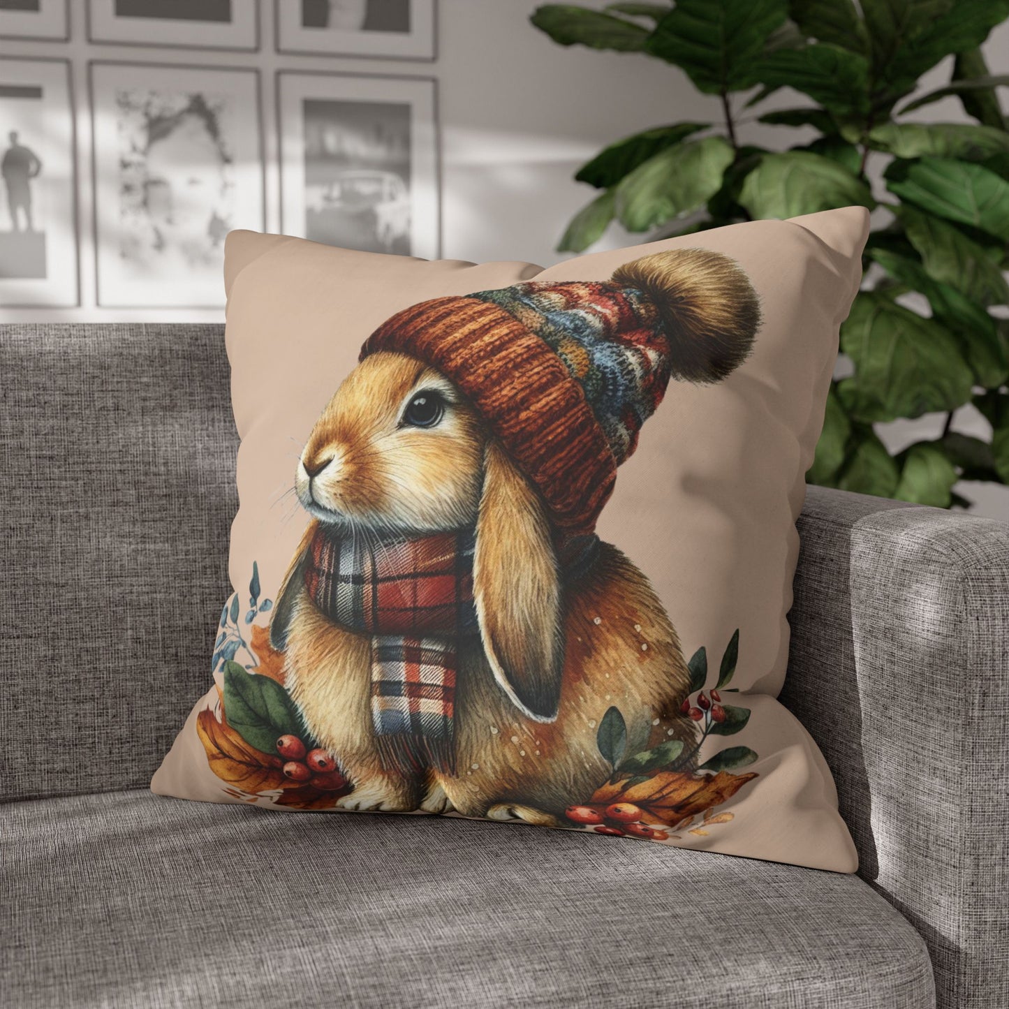 Hare Cushion Cover