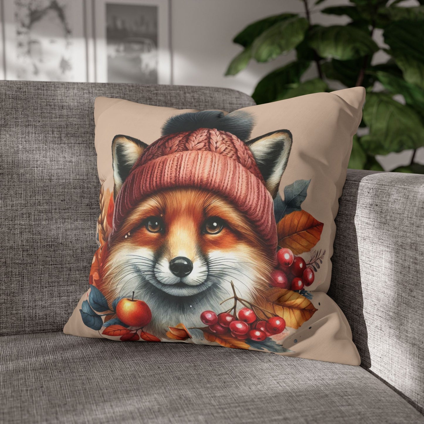 Fox Cushion Cover