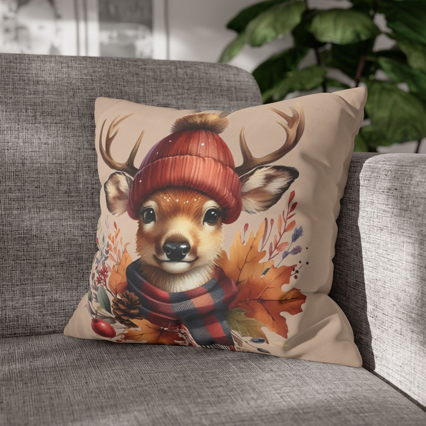 Deer Cushion Cover