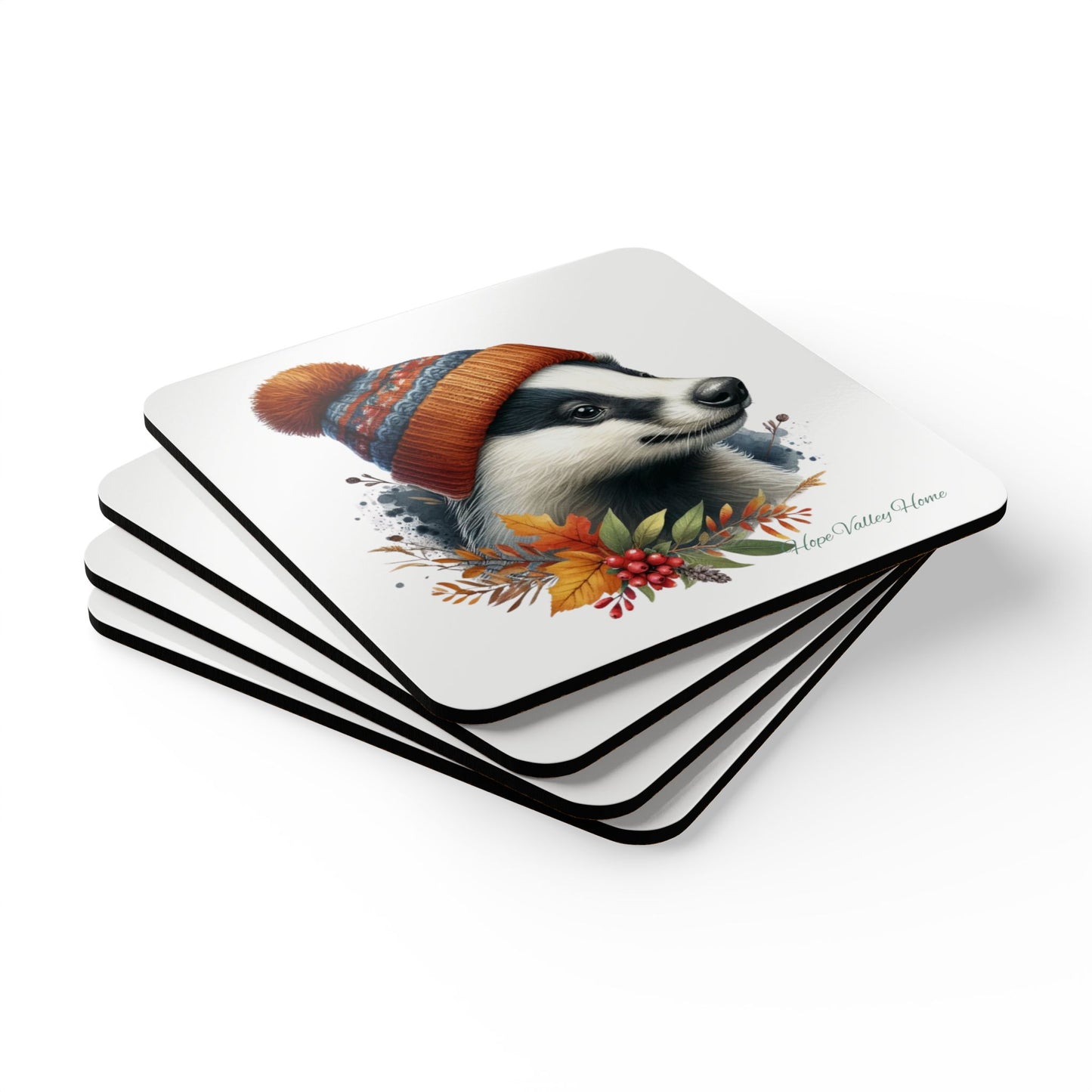 Badger Coaster Set