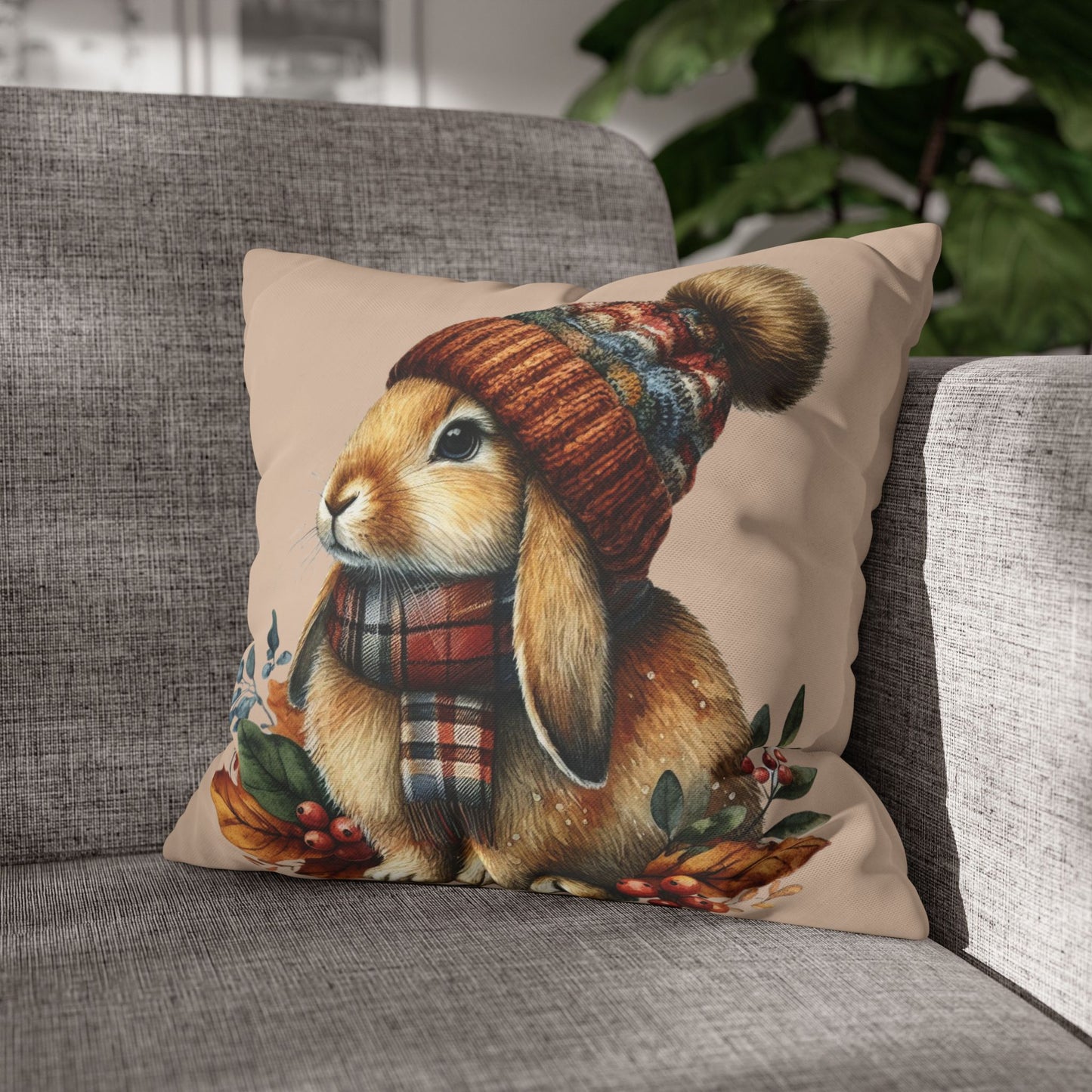 Hare Cushion Cover