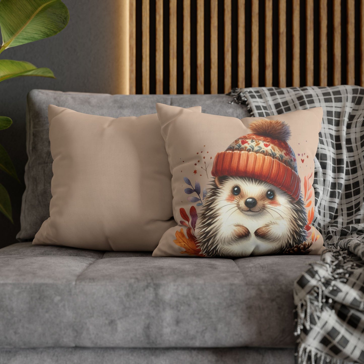 Hedgehog Cushion Cover