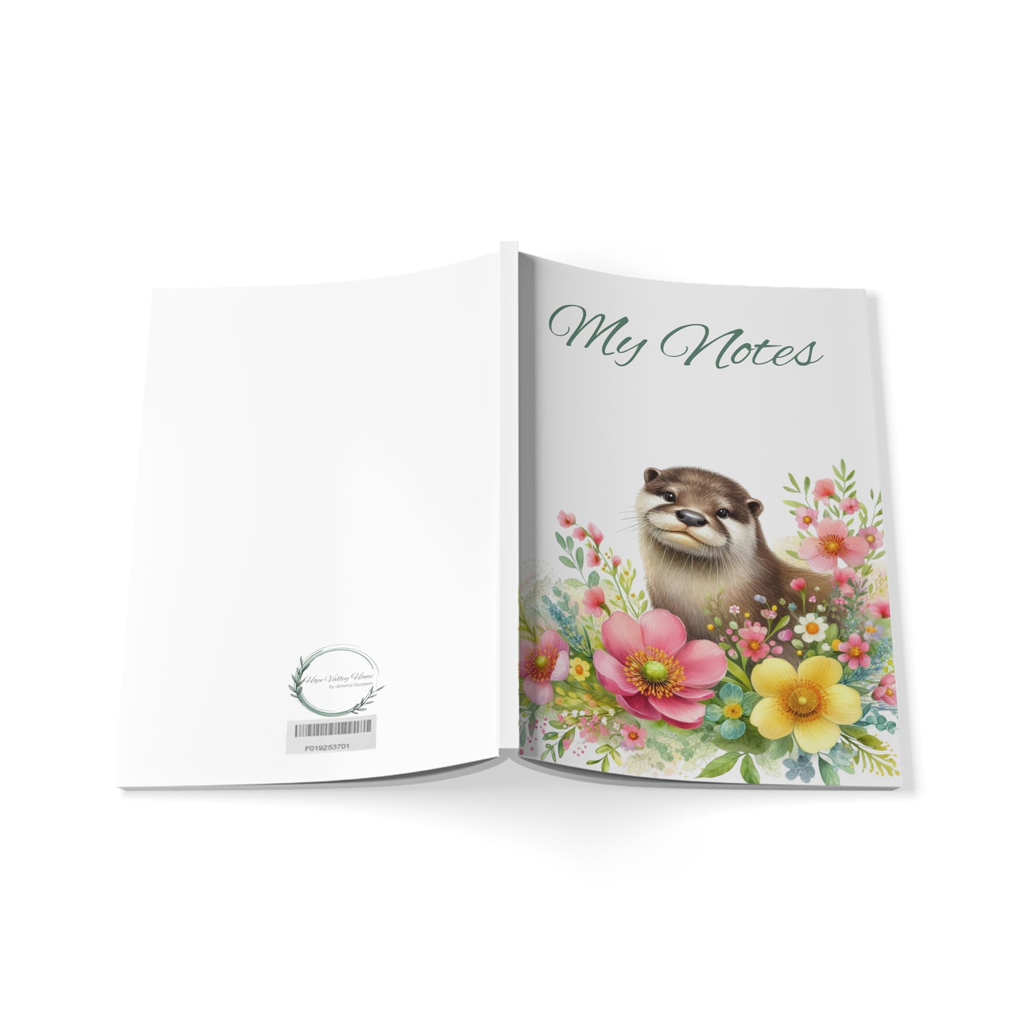 Otter Softback Notebook | Stationery by Hope Valley Home
