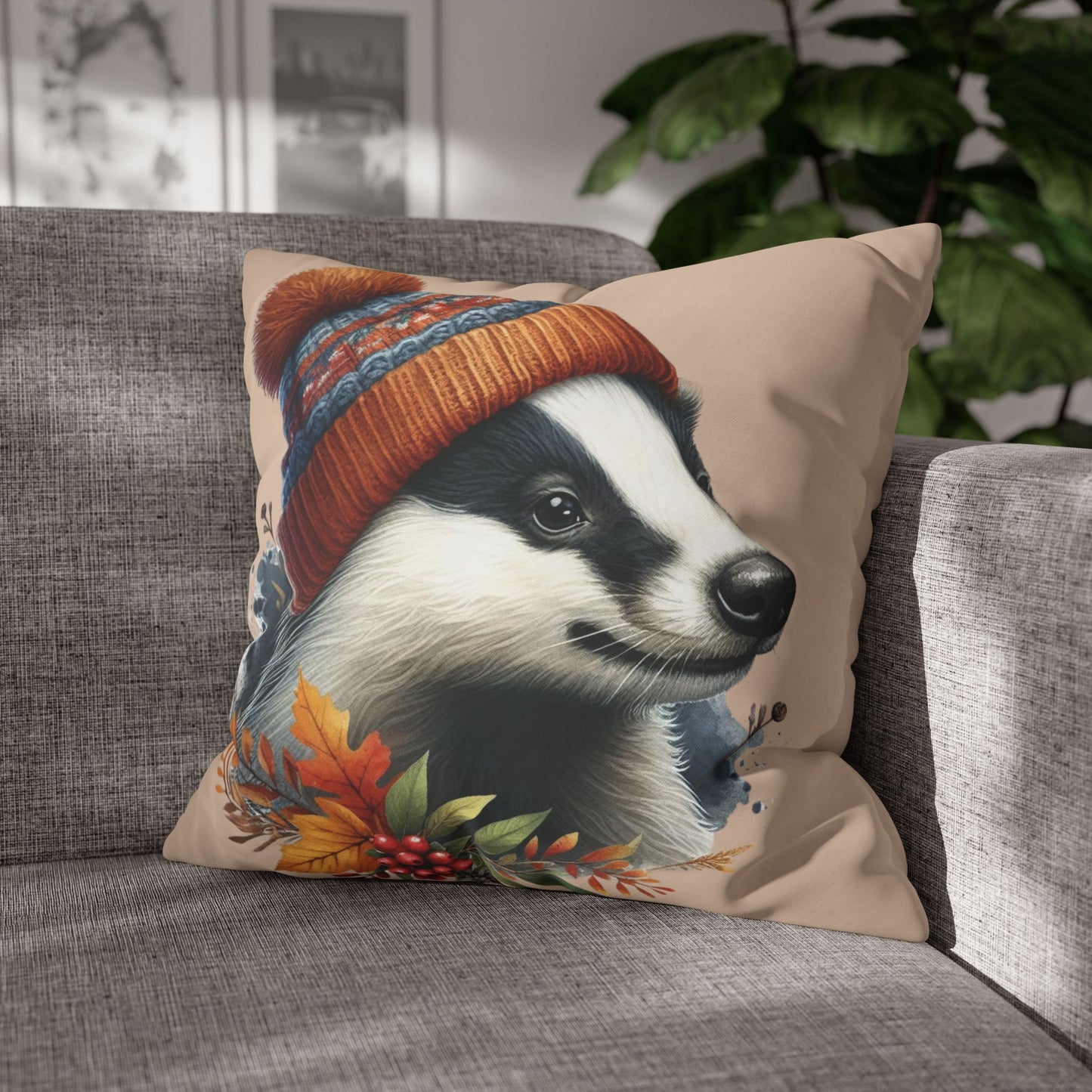 Badger Cushion Cover