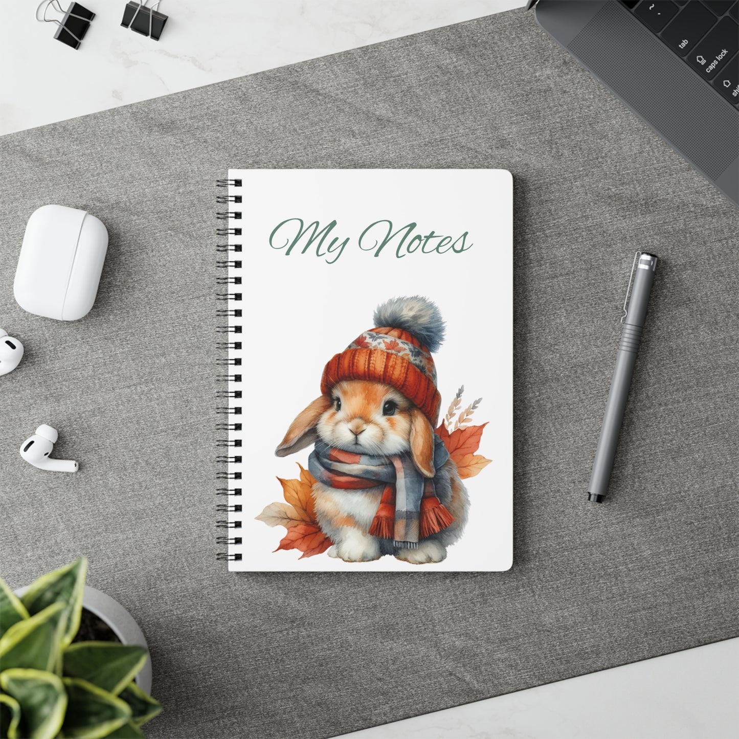 Rabbit Wirobound Notebook