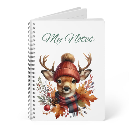 Deer Wirobound Notebook