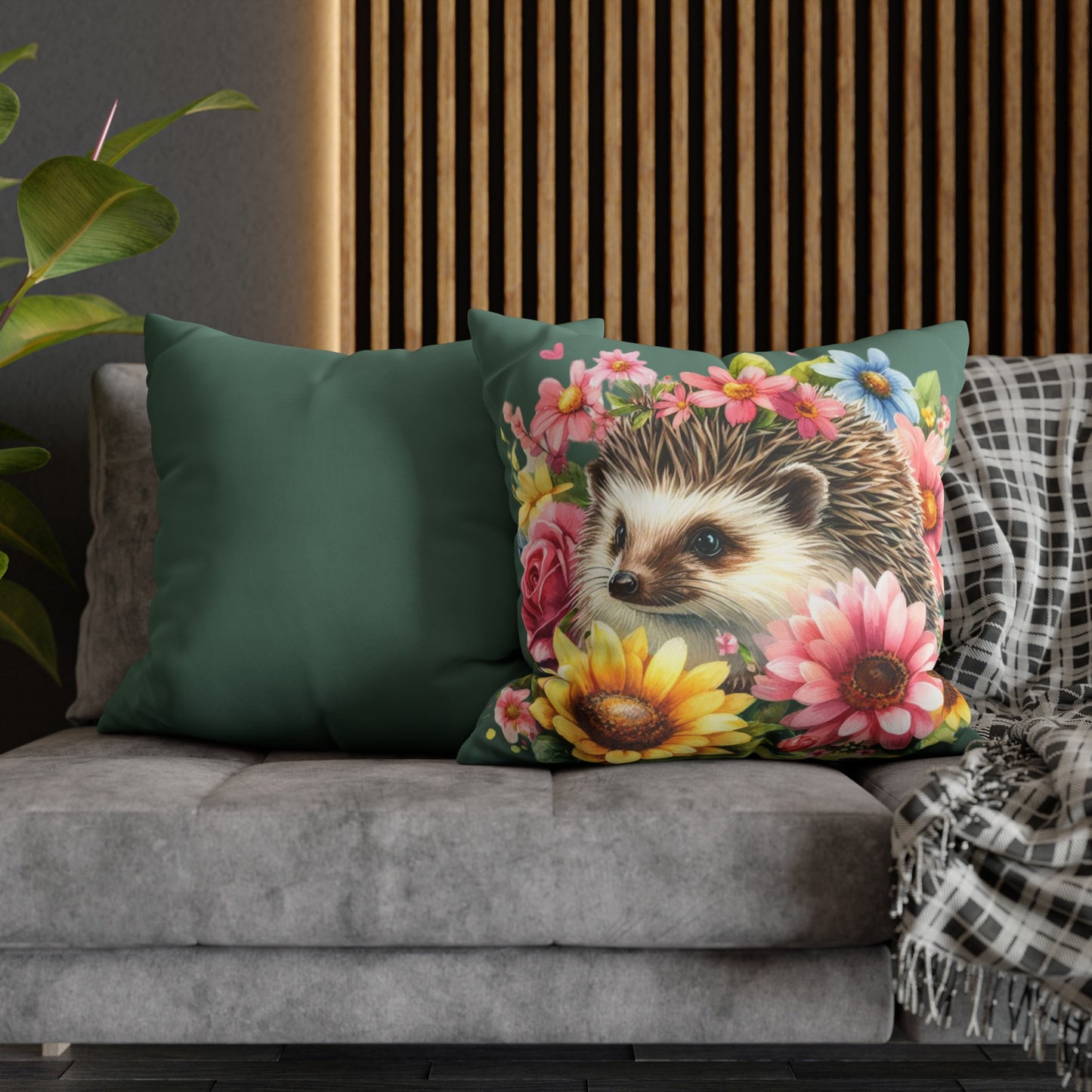 Hedgehog Cushion Cover