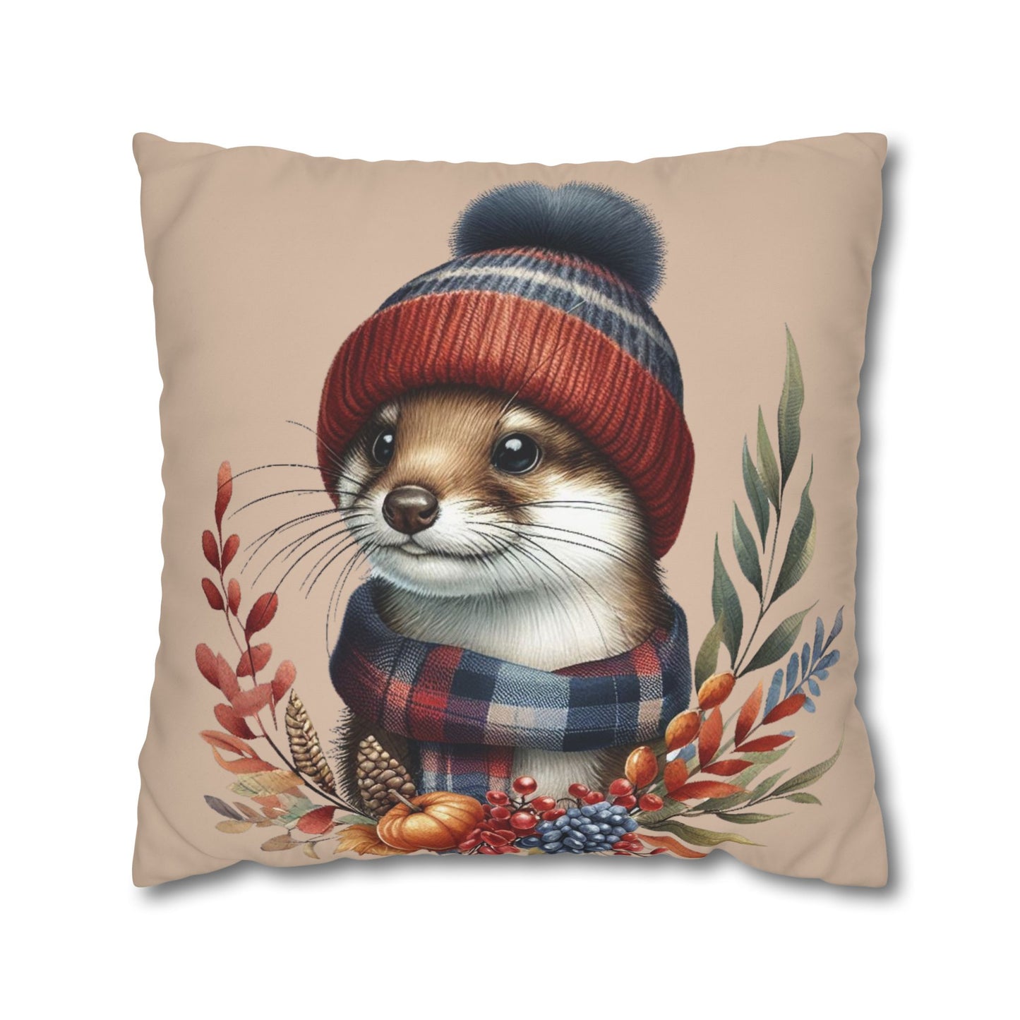 Stoat Cushion Cover